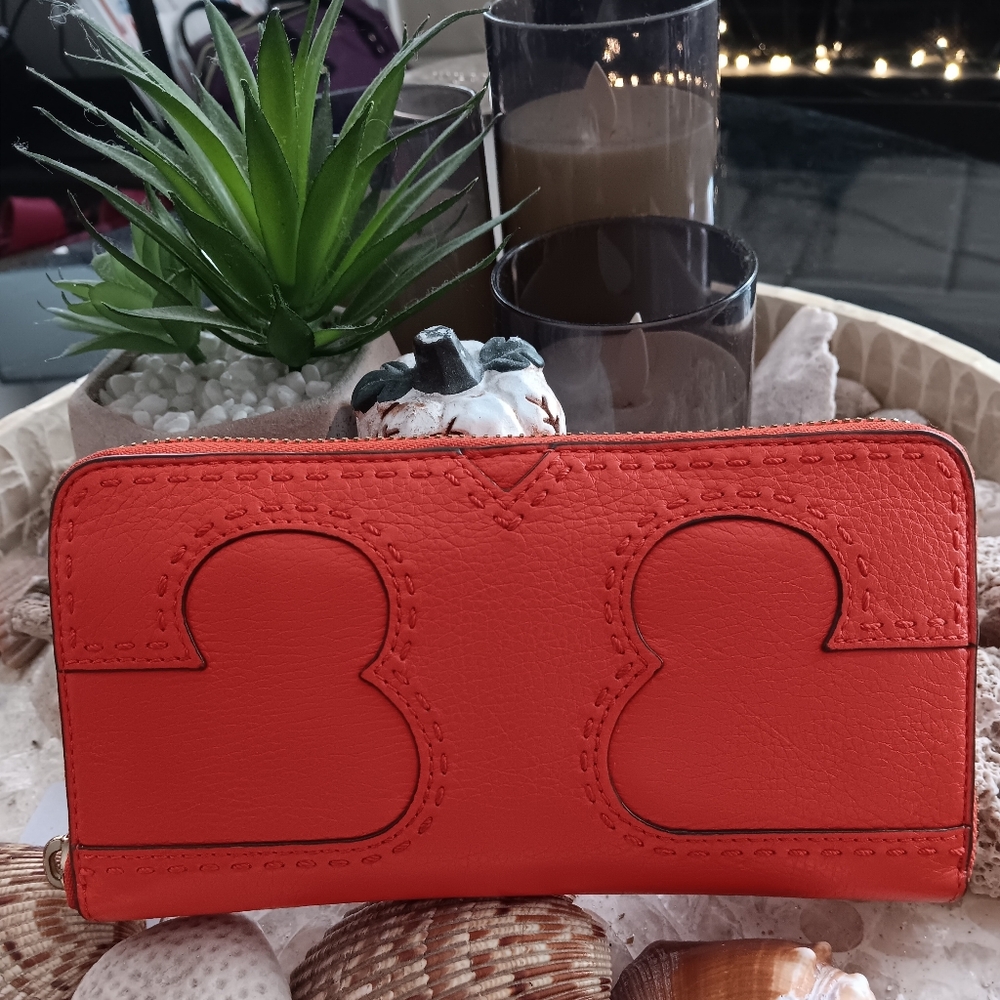 Tory Burch Red Wallet
